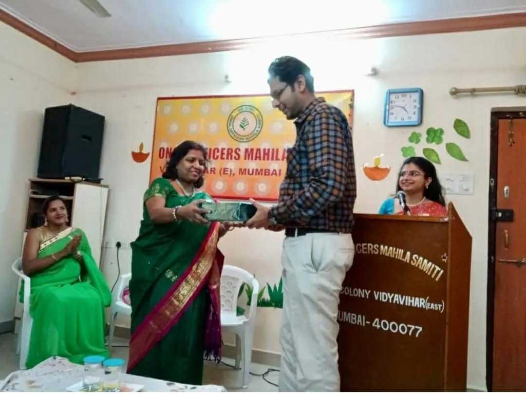 glimpse from a talk event on stress management by ONGC women’s foundation